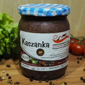 Kaszanka Swojska w słoiku - 450g