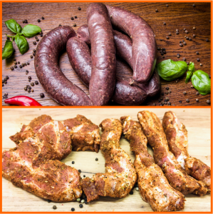 ZESTAW Karkówka 500g + Kaszanka 400g + Boczek 400g