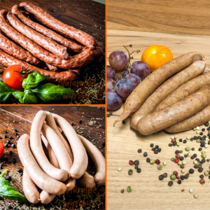 ZESTAW KIEŁBASY Śląska cienka 250g + Parówka cienka 250g + Kabanos 250g