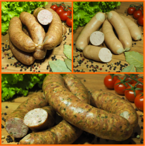 ZESTAW KIEŁBAS: Śląska 300g + Parówka 300g + Niedźwiedzia 300g