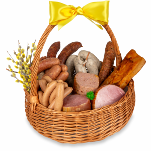 ZESTAW: biała parzona  1kg | schab wędzony 500g | Polska surowa 150g | Szynka szefa 500g | Polska pieczona 200g | parówka cienka 500g | pieczeń czosnkowa 400g | śląska 500g | słonina 400g